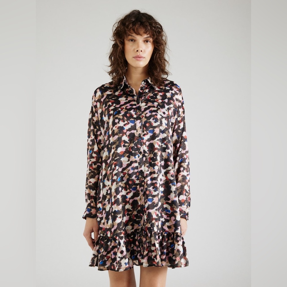 Molly Bracken Printed Shirt Dress L